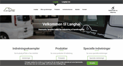 Desktop Screenshot of langhoej.dk